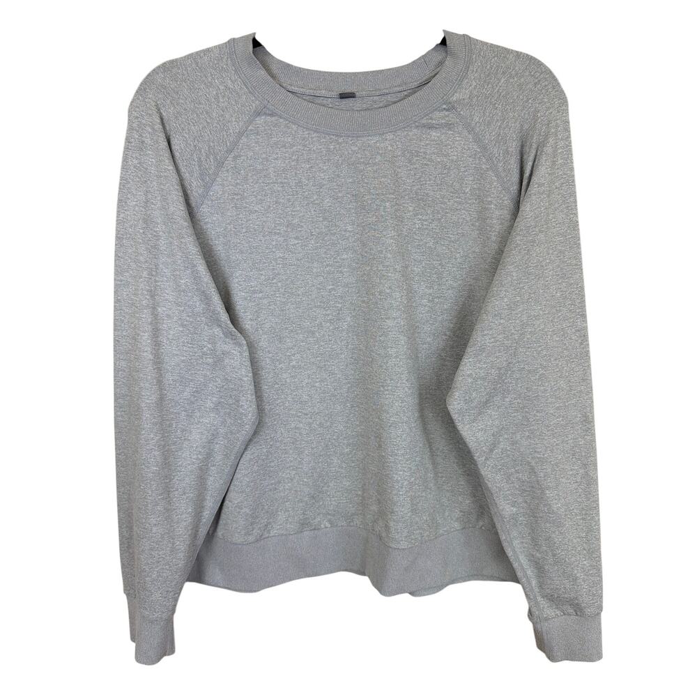 Vuori Grey Lightweight Long Sleeve Crewneck Top Size XL
